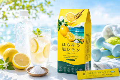 天然はちみつ塩レモン 希釈用スポーツドリンク＜8本入り＞｜材料3つ添加物不使用