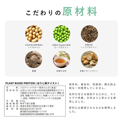 植物性プロテイン「PLANT BASED PROTEIN」 - 体にやさしい栄養補給